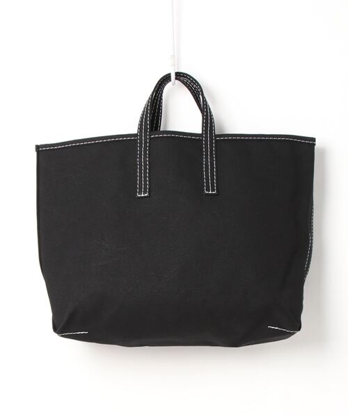 DANTON(ダントン)の「【DANTON】TOTE BAG LARGE(トートバッグ・レディース・ブラック/ベージュ・FREE)」の3枚目の写真
