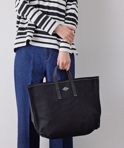 DANTON(ダントン)の「【DANTON】TOTE BAG LARGE(トートバッグ・レディース・ブラック/ベージュ・FREE)」の2枚目の写真