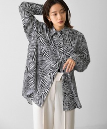 KBF | ゼブラプリントロングスリーブシャツ(シャツ/ブラウス)