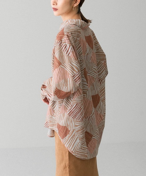 KBF（ケイビーエフ）の「ゼブラプリントロングスリーブシャツ（シャツ/ブラウス・レディース・ブラック系その他/ピンク系その他/ブラウン系その他・ONE）」の21枚目の写真