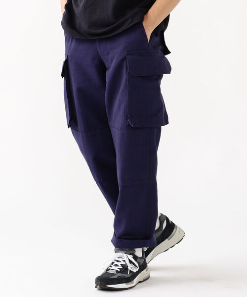 Kaptain Sunshine(キャプテン サンシャイン)の「KAPTAIN SUNSHINE × BEAMS PLUS / 別注 M-47 Military Trousers(カーゴパンツ・メンズ・オフホワイト/グリーン系その他5/ネイビー・SMALL/MEDIUM/LARGE/X-LARGE)」の14枚目の写真