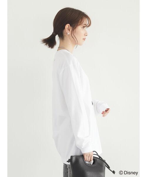 Green Parks(グリーンパークス)の「■minnie/リボンレディロンT*(Tシャツ/カットソー・レディース・ホワイト・FREE)」の21枚目の写真