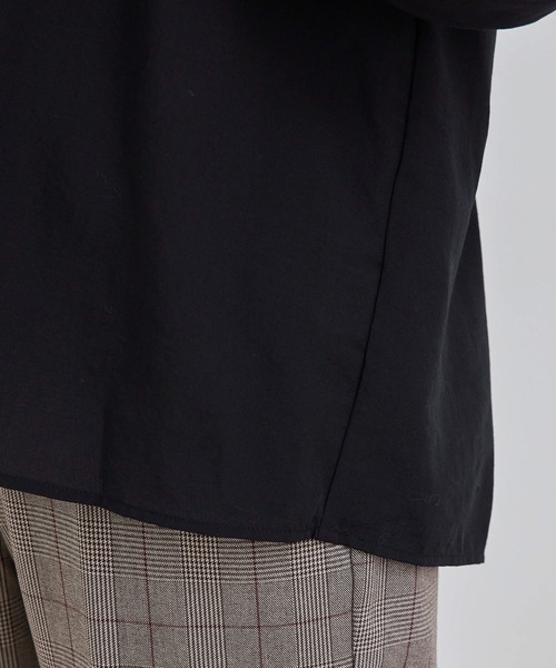 ROPE' PICNIC（ロペピクニック）の「BIGカラーラッフルフリルブラウス（シャツ/ブラウス・レディース・ホワイト/ブラック/グレー・38）」の7枚目の写真