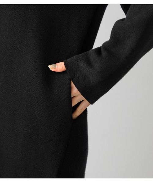 AZUL by moussy(アズールバイマウジー)の「SWEATTER TOPPER CARDIGAN/セータートッパーカーディガン(カーディガン/ボレロ・レディース・ブラック/ブラウン/杢グレー・FREE)」の8枚目の写真
