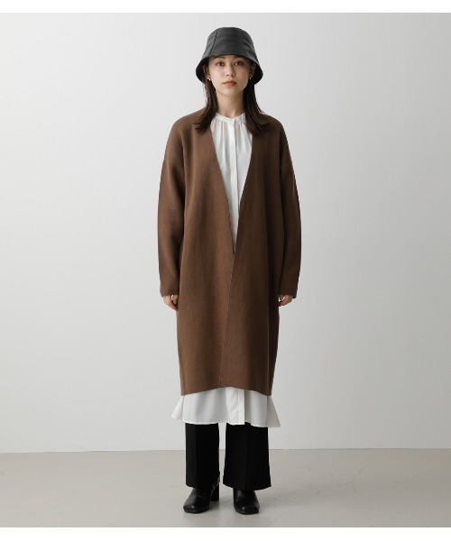 AZUL by moussy(アズールバイマウジー)の「SWEATTER TOPPER CARDIGAN/セータートッパーカーディガン(カーディガン/ボレロ・レディース・ブラック/ブラウン/杢グレー・FREE)」の15枚目の写真