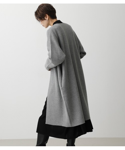 AZUL by moussy(アズールバイマウジー)の「SWEATTER TOPPER CARDIGAN/セータートッパーカーディガン(カーディガン/ボレロ・レディース・ブラック/ブラウン/杢グレー・FREE)」の13枚目の写真
