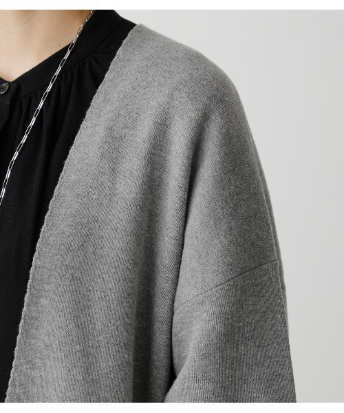 AZUL by moussy(アズールバイマウジー)の「SWEATTER TOPPER CARDIGAN/セータートッパーカーディガン(カーディガン/ボレロ・レディース・ブラック/ブラウン/杢グレー・FREE)」の20枚目の写真
