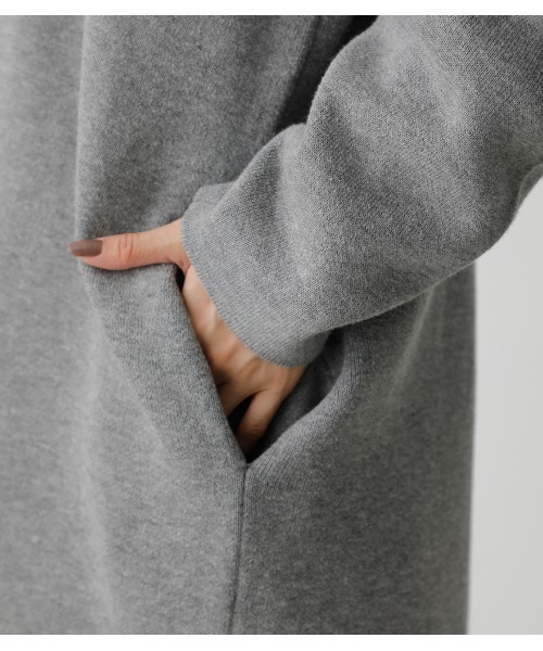 AZUL by moussy(アズールバイマウジー)の「SWEATTER TOPPER CARDIGAN/セータートッパーカーディガン(カーディガン/ボレロ・レディース・ブラック/ブラウン/杢グレー・FREE)」の7枚目の写真