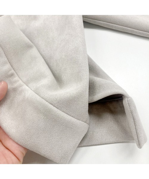 Emilyan(エミリアン)の「【2021A/W】【WEB限定】 ダブルフェイクスエード・サイドスリットパーカー(パーカー・レディース・ライトグレー/ブルーグレー/モカ・9号)」の19枚目の写真