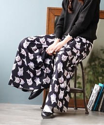 zootie | ねこ・ネコ・猫・CAT ロングワイドパンツ(その他パンツ)