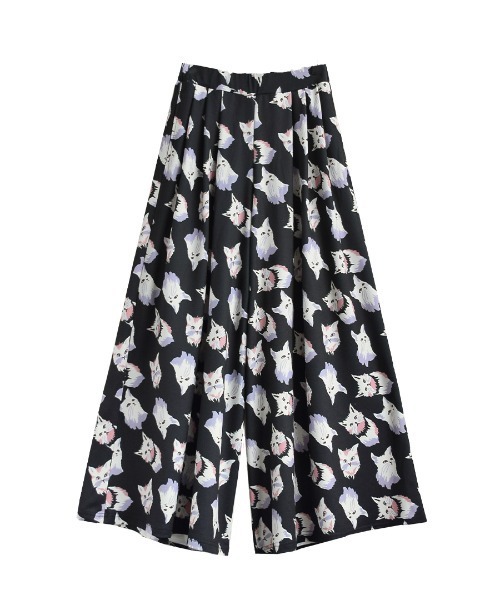 zootie(ズーティー)の「ねこ・ネコ・猫・CAT ロングワイドパンツ(その他パンツ・レディース・ブラック系その他/ブラック系その他2/ベージュ系その他・フリー)」の6枚目の写真