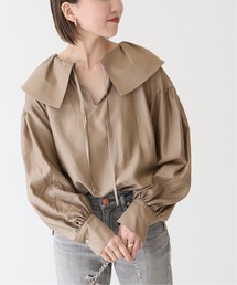 Spick & Span | #ライトモールスキンビッグカラーブラウス◆(シャツ/ブラウス)