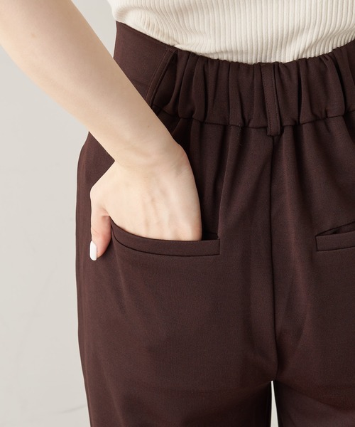 Chico(チコ)の「【Web限定】ポンチフレアスラックスパンツ(スラックス・レディース・ブラック/ベージュ/ブラウン/オレンジ/グリーン・FREE)」の10枚目の写真