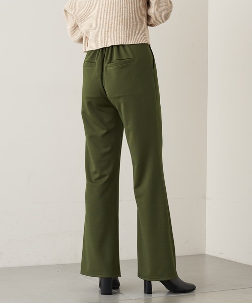 Chico(チコ)の「【Web限定】ポンチフレアスラックスパンツ(スラックス・レディース・ブラック/ベージュ/ブラウン/オレンジ/グリーン・FREE)」の14枚目の写真