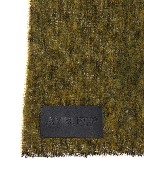 AMBUSH(アンブッシュ)の「AMBUSH ALPACA MAXI SCARF 12113161(マフラー・レディース・ブラック/イエロー・ONE SIZE)」の6枚目の写真