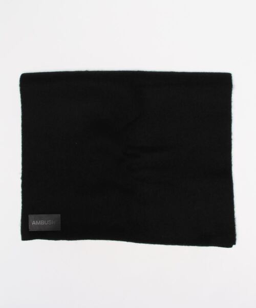 AMBUSH(アンブッシュ)の「AMBUSH ALPACA MAXI SCARF 12113161(マフラー・レディース・ブラック/イエロー・ONE SIZE)」の5枚目の写真