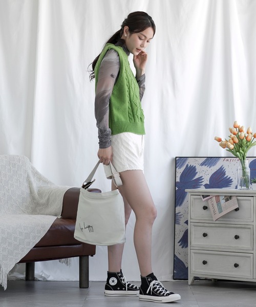 aimoha（アイモハ）の「アート配色透け感カットソー (SS)（Tシャツ/カットソー・レディース・グリーン/ベージュ/ブラック・FREE）」の7枚目の写真