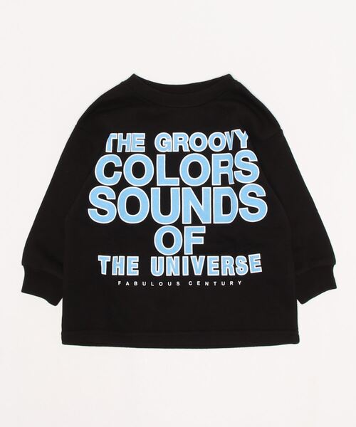 GROOVY COLORS(グルービーカラーズ)の「裏毛 SOUNDS OTU スウェット(スウェット・キッズ・グリーン/ブラック・110/120/100/90)」の1枚目の写真