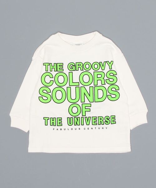 GROOVY COLORS(グルービーカラーズ)の「裏毛 SOUNDS OTU スウェット(スウェット・キッズ・グリーン/ブラック・110/120/100/90)」の5枚目の写真