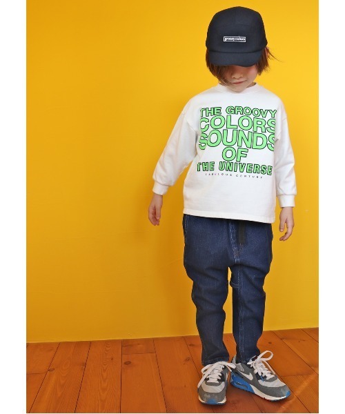 GROOVY COLORS(グルービーカラーズ)の「裏毛 SOUNDS OTU スウェット(スウェット・キッズ・グリーン/ブラック・110/120/100/90)」の6枚目の写真