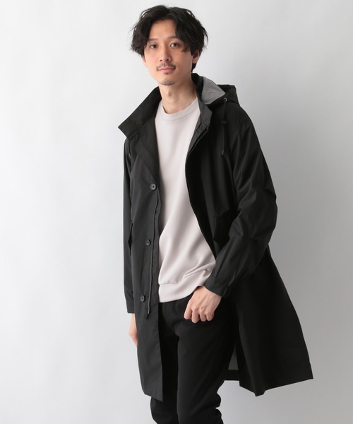 GLOBAL WORK（グローバルワーク）の「ALL WEATHERコート/214996（モッズコート・メンズ・ブラック/カーキ・MEDIUM/LARGE）」の20枚目の写真