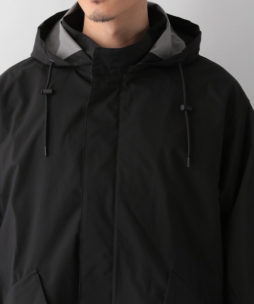 GLOBAL WORK（グローバルワーク）の「ALL WEATHERコート/214996（モッズコート・メンズ・ブラック/カーキ・MEDIUM/LARGE）」の4枚目の写真
