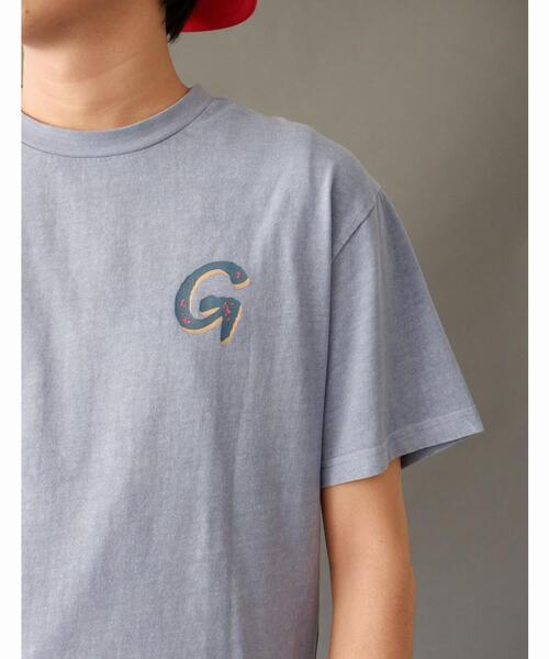 Gramicci（グラミチ）の「GRAMICCI/グラミチ　SWIRL TEE G2SU-T006（Tシャツ/カットソー・メンズ・ホワイト/パープル・MEDIUM/LARGE/X-LARGE）」の7枚目の写真