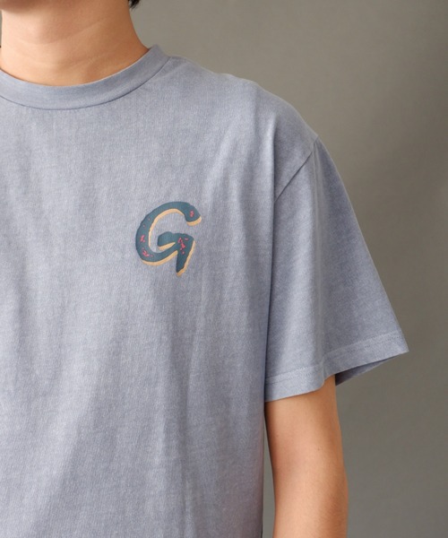 Gramicci（グラミチ）の「GRAMICCI/グラミチ　SWIRL TEE G2SU-T006（Tシャツ/カットソー・メンズ・ホワイト/パープル・MEDIUM/LARGE/X-LARGE）」の15枚目の写真