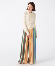 CABaNキャバンコットンカシミヤポロカラープルオーバーリブニット caban（キャバン）の「□コットンカシミヤリブ ポロカラープル
