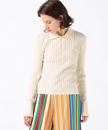 キャバン CABaN コットンカシミヤリブ ノースリーブ CABaN キャバン コットンカシミヤリブノースリーブプルオーバー