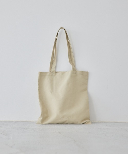 flaner（フラネ）の「flanerロゴトートバッグ（トートバッグ・レディース・ホワイト/ベージュ・FREE）」の3枚目の写真