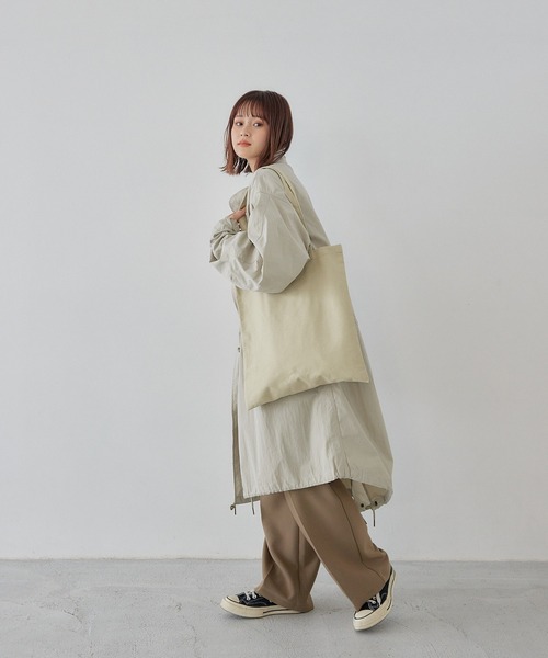 flaner（フラネ）の「flanerロゴトートバッグ（トートバッグ・レディース・ホワイト/ベージュ・FREE）」の14枚目の写真