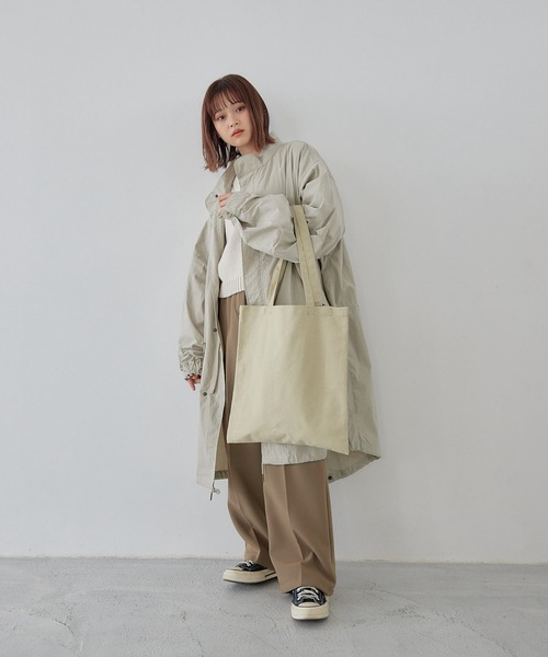 flaner（フラネ）の「flanerロゴトートバッグ（トートバッグ・レディース・ホワイト/ベージュ・FREE）」の16枚目の写真