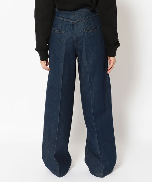 DROIT BELLO(ドロイトベロ)の「DROIT BELLO(ドロイトベロ)ZIPワイドデニム(デニムパンツ・レディース・ブラック/ライトインディゴブルー・SMALL/MEDIUM/X-SMALL)」の3枚目の写真