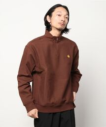 HALF ZIP AMERICAN SCRIPT SWEATSHIRT