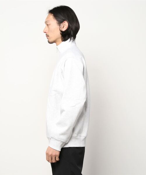 Carhartt WIP（カーハートダブリューアイピー）の「HALF ZIP AMERICAN SCRIPT SWEATSHIRT（スウェット・メンズ・アッシュグレー/ブラック/ダークグリーン/ネイビー/ワインレッド・SMALL/MEDIUM/LARGE/X-LARGE/XX-LARGE）」の7枚目の写真