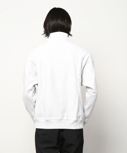 Carhartt WIP（カーハートダブリューアイピー）の「HALF ZIP AMERICAN SCRIPT SWEATSHIRT（スウェット・メンズ・アッシュグレー/ブラック/ダークグリーン/ネイビー/ワインレッド・SMALL/MEDIUM/LARGE/X-LARGE/XX-LARGE）」の6枚目の写真