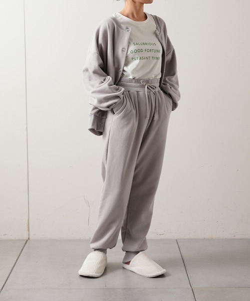 TERRITOIRE（テリトワール）の「裏毛２WAYカーディガン（カーディガン/ボレロ・レディース・チャコールグレー/グレー/ピンク・FREE）」の12枚目の写真