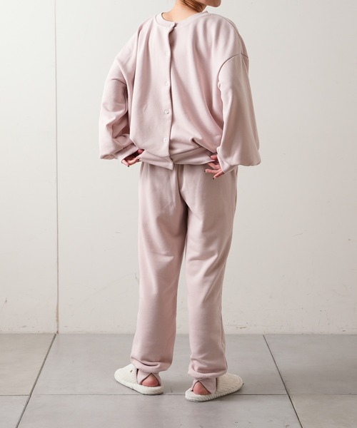 TERRITOIRE（テリトワール）の「裏毛２WAYカーディガン（カーディガン/ボレロ・レディース・チャコールグレー/グレー/ピンク・FREE）」の19枚目の写真