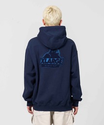 XLARGE | EMBROIDERY SLANTED OG PULLOVER HOODED SWEAT(パーカー)