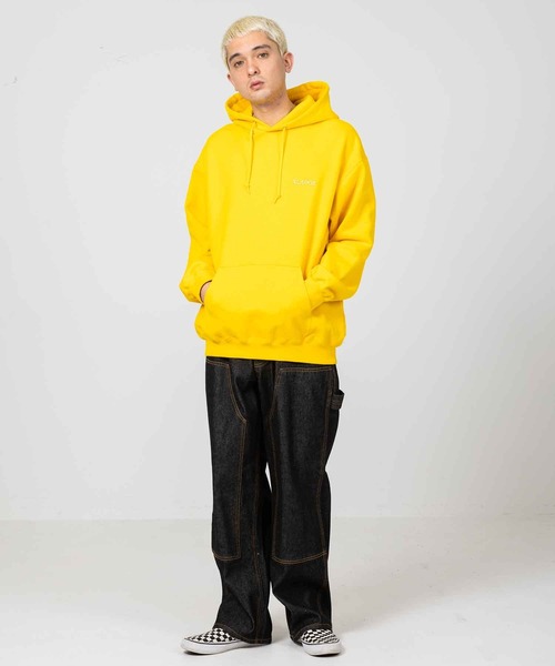 XLARGE（エクストララージ）の「EMBROIDERY SLANTED OG PULLOVER HOODED SWEAT（パーカー・メンズ・ホワイト/ブラック/ネイビー/イエロー/グリーン・S/M/L/XL）」の8枚目の写真