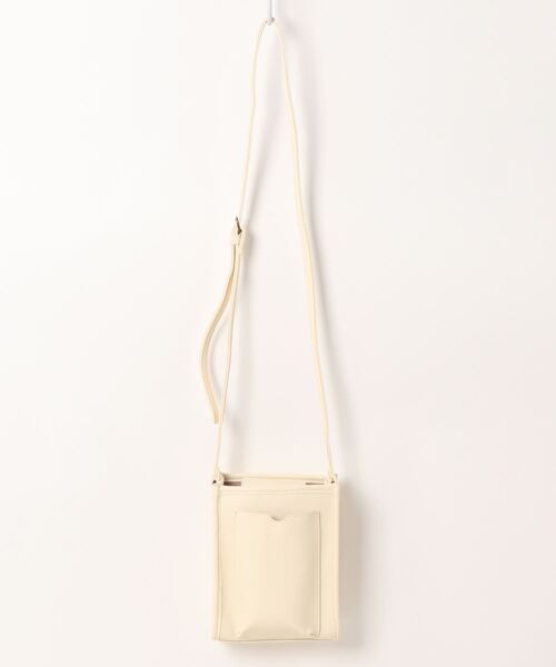 ehka sopo（エヘカソポ）の「スクエアミニショルダーバッグ（ショルダーバッグ・レディース・ブラック/ブラウン/オフホワイト・ﾌﾘ-）」の10枚目の写真