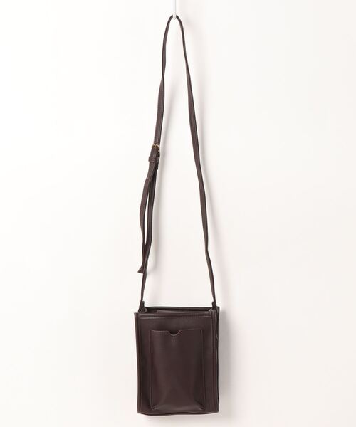 ehka sopo（エヘカソポ）の「スクエアミニショルダーバッグ（ショルダーバッグ・レディース・ブラック/ブラウン/オフホワイト・ﾌﾘ-）」の11枚目の写真