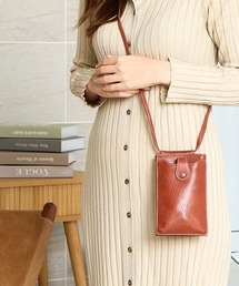 fes（フェス）の「zucchero ズッケロ スマホショルダー レディース 本革 ななめ掛け ミニ 軽量 49400（ショルダーバッグ）」