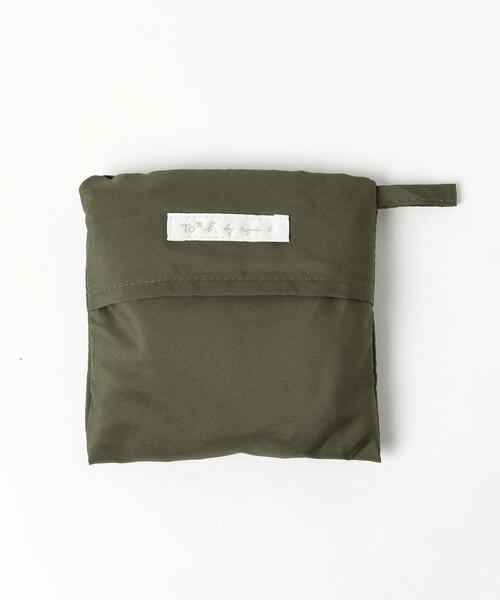 To b. by agnes b.（トゥービーバイアニエスベー）の「WQ73 SAC エコバッグ（エコバッグ/サブバッグ・レディース・カーキ・UNI）」の5枚目の写真