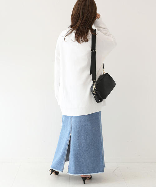 SLOBE IENA（スローブイエナ）の「LE DENIM ミッドフレアファイブポケットスカート◆（デニムスカート・レディース・ブルー系その他・36/38）」の15枚目の写真