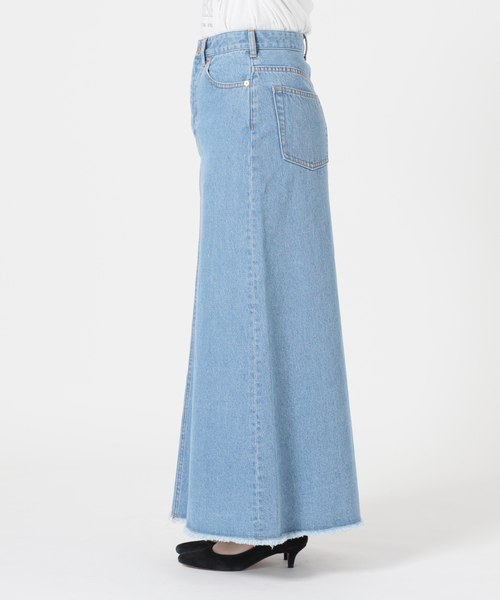 SLOBE IENA（スローブイエナ）の「LE DENIM ミッドフレアファイブポケットスカート◆（デニムスカート・レディース・ブルー系その他・36/38）」の13枚目の写真