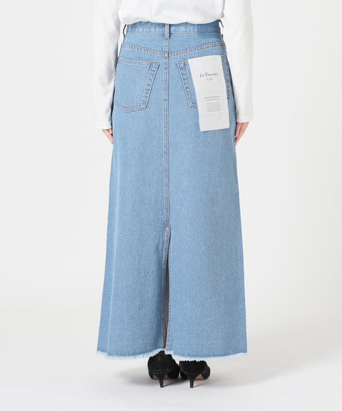 SLOBE IENA（スローブイエナ）の「LE DENIM ミッドフレアファイブポケットスカート◆（デニムスカート・レディース・ブルー系その他・36/38）」の12枚目の写真
