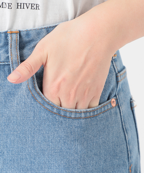 SLOBE IENA（スローブイエナ）の「LE DENIM ミッドフレアファイブポケットスカート◆（デニムスカート・レディース・ブルー系その他・36/38）」の9枚目の写真