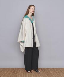 AEWEN MATOPH | ＜AEWEN MATOPH（イウエン マトフ）＞コットン ギャバ ポンチョ(ポンチョ)